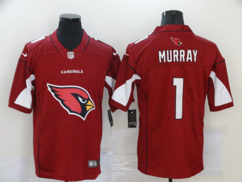 Men Arizona Cardinals #1 Murray Red Nike Team logo fashion NFL Jersey->houston texans->NFL Jersey